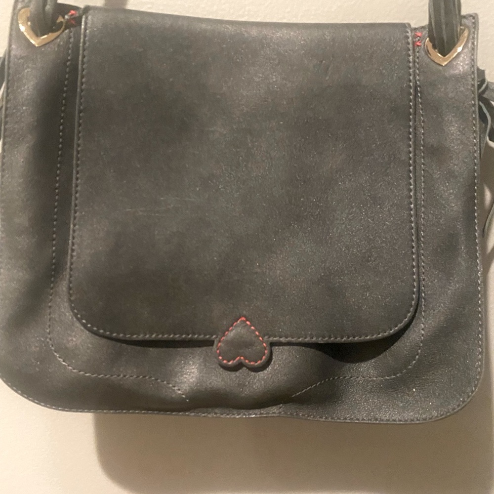 Moschino Cheap &Chic heart leather handbag
